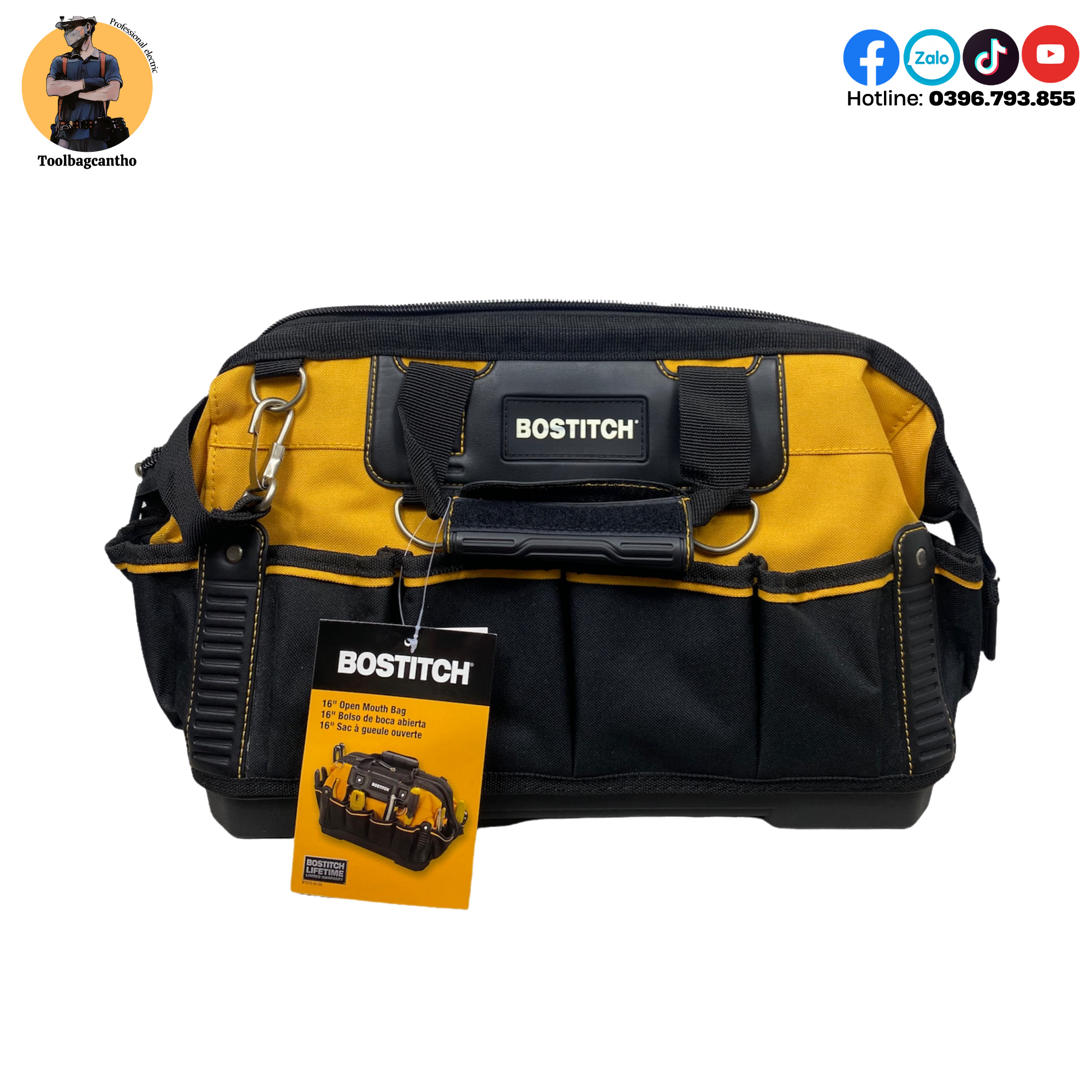 Túi xách đựng đồ nghề Bostitch 14inch, 16 inch