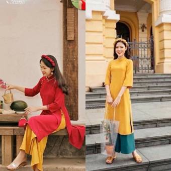 Áo cách tân trẻ trung _áo cách tân truyền thống _áo dài cách tân đẹp