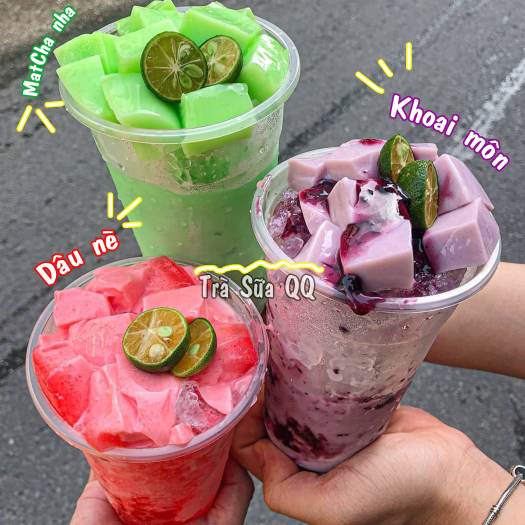 BỘT LÀM PUDDING TRỨNG, KHOAI MÔN, DÂU, SOCOLA, MATCHA - TOPPING TRÀ SỮA