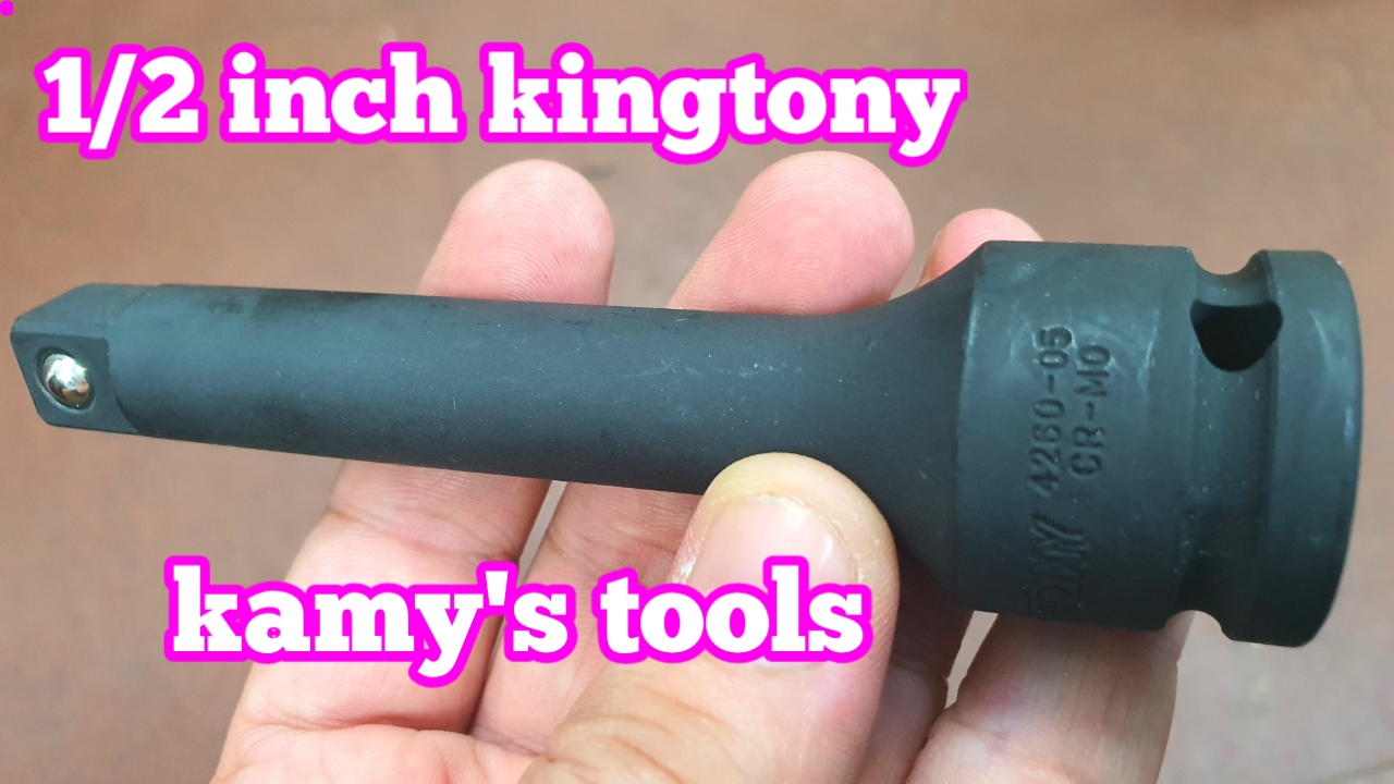 Đầu nối khúc nối đen cao cấp 1/2 inch kingtony dài 3 inch 4 inch 5 inch 4260-03 4260-04 4260-05, cần nối