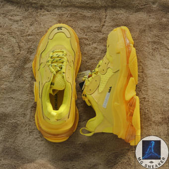 Giày thể thao Sneaker Ba len đế khí vàng