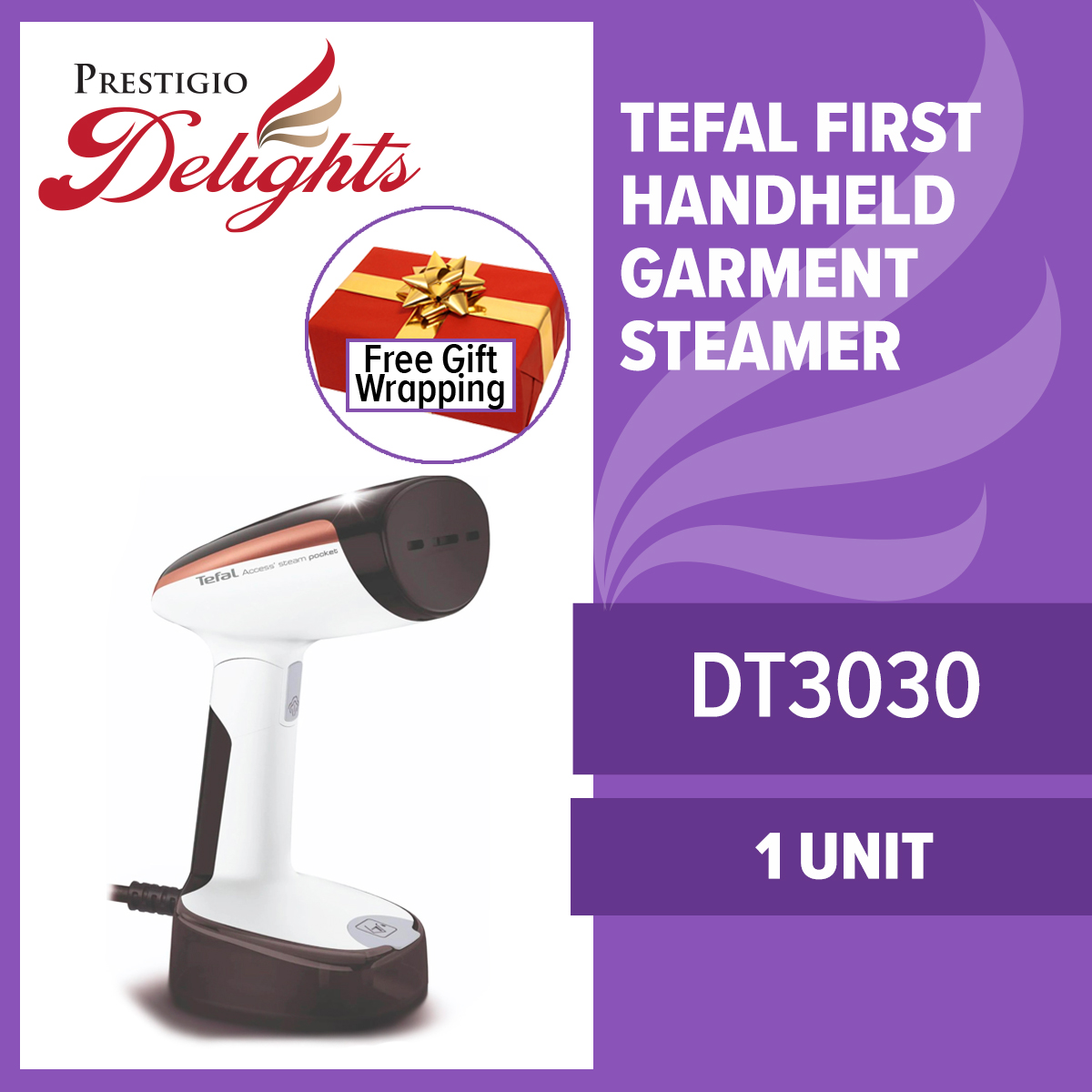 tefal access handheld garment steamer