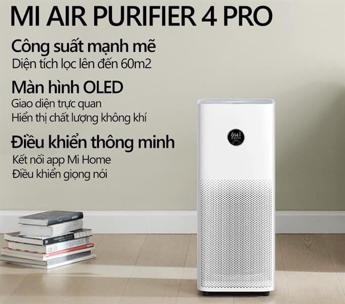 Máy Lọc Không Khí Xiaomi Mi Air Purifier 4 Pro - Hàng chính hãng