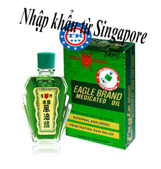 Dầu gió xanh hiệu con ó 24ml - Singapore
