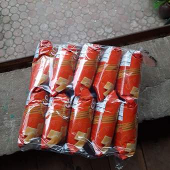 Bịch 10 Gói Bim Bim Snack  Bí Đỏ Vị Bò Nướng Oishi 16g