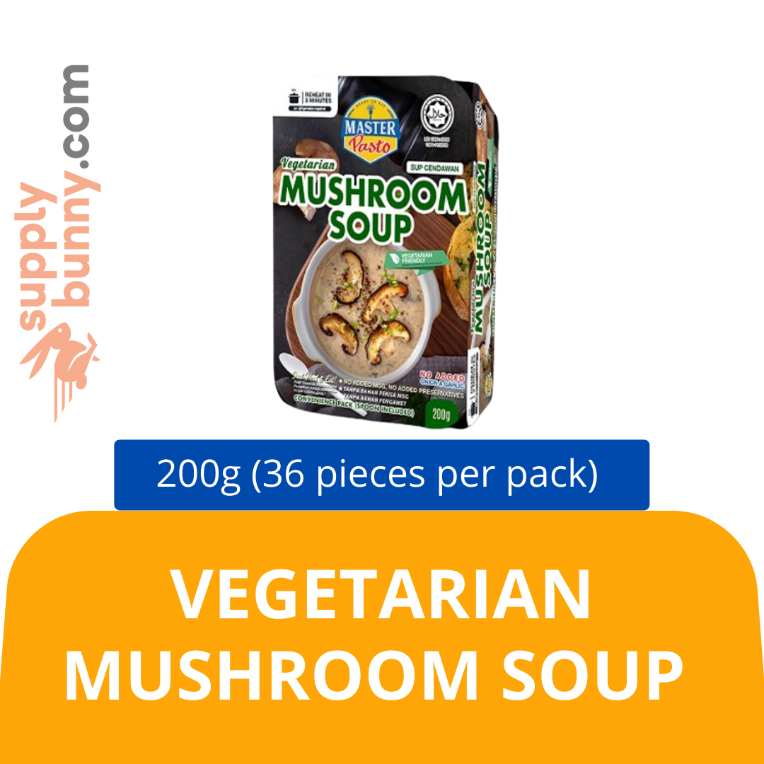 KLANG VALLEY ONLY! Vegetarian Mushroom Soup 200g (36 pieces per pack)