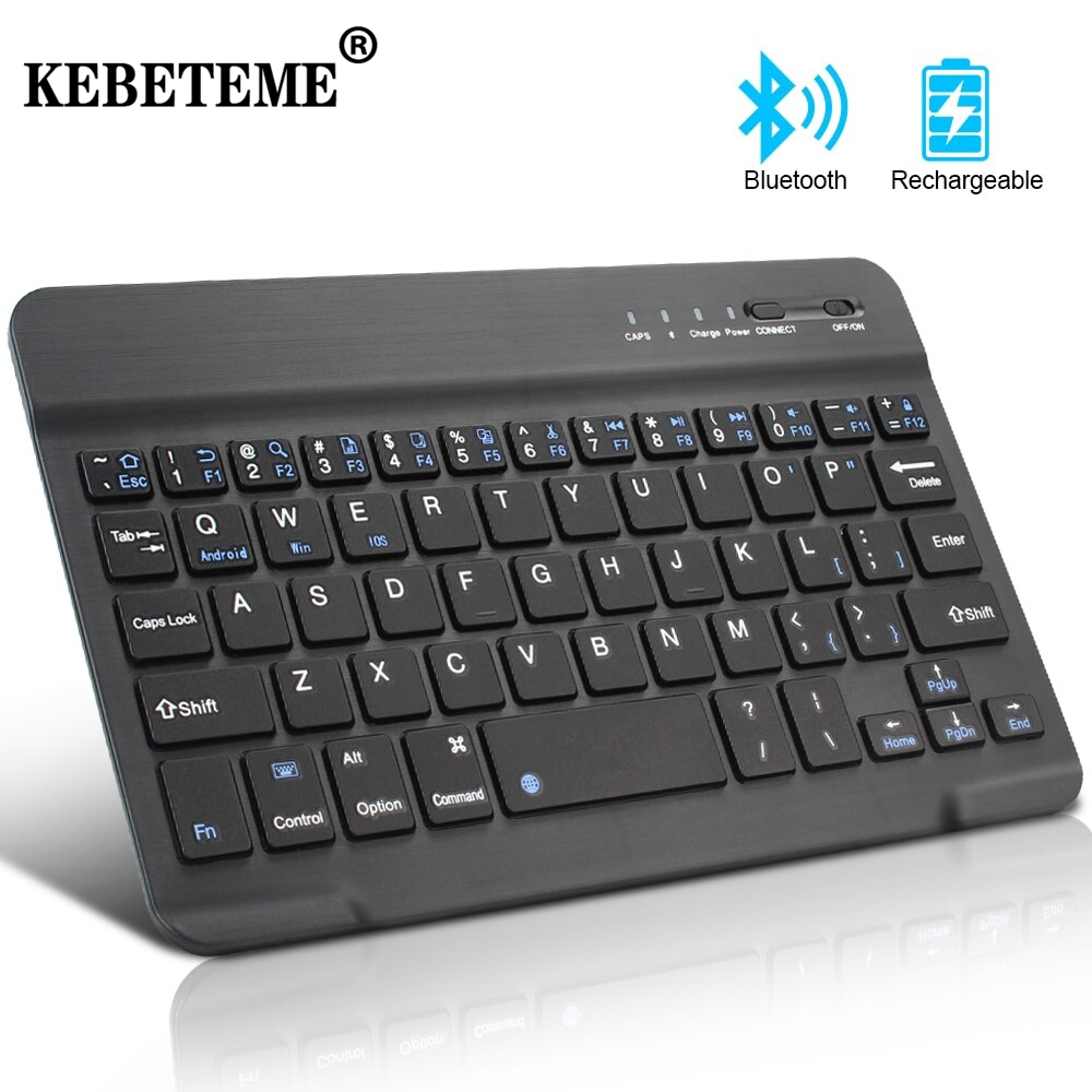 KEBETEME Bàn Phím Bluetooth Mini Bàn Phím Không Dây Cho Bàn Phím Cho Điện Thoại Đa Năng Hỗ Trợ Điện Thoại Windows