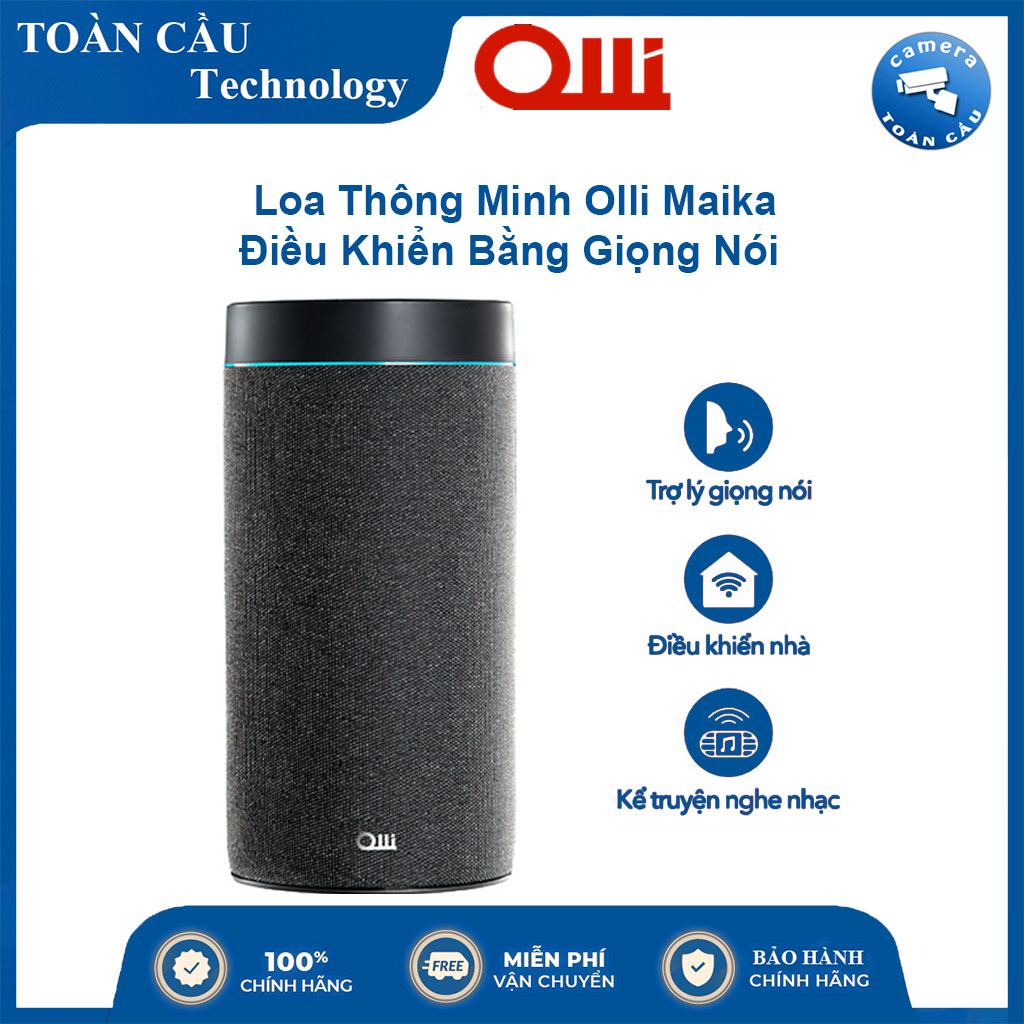 [100% CHÍNH HÃNG] Loa Thông Minh Olli Maika - bảo hành chính hãng 2 năm-Camera Toàn Cầu