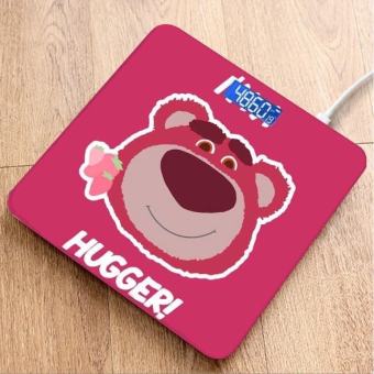 CÂN ĐIỆN TỬ SỨC KHOẺ HÌNH GẤU HỒNG CUTE - CÂN HÌNH GẤU THEO DÕI CÂN NẶNG GIA ĐÌNH ĐỘ CHÍNH XÁC CAO - CÂN ĐIỆN TỬ GẤU DÂU - CÂN GẤU HỒNG CUTE CÂN ĐIỆN TỬ SỨC KHOẺ HÌNH GẤU HỒNG CUTE