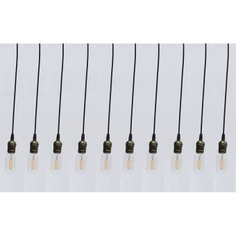 Bộ 10 dây đèn thả cổ điển Vintage bóng đèn Led Edison T45 4W