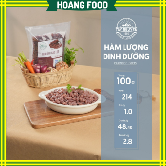 Nui ống gạo lứt eatclean, healthy Tây Nguyên Food