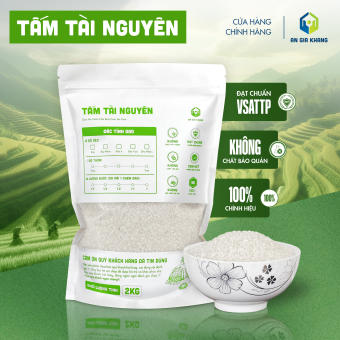 Gạo Tấm Tài Nguyên Xốp Cơm AGKF (An Gia Khang Food) - Xốp Mềm (Túi 400g, 1kg, 2kg)