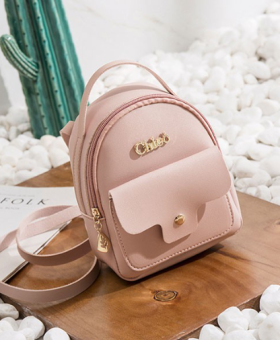Balo da mini nữ nhỏ Chleo đi chơi dây đeo 2 kiểu nhiều màu giá rẻ thời trang dáng đẹp