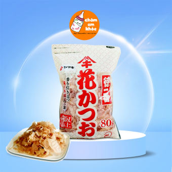 Cá Ngừ Bào Yamaki Katsuo 80g Nhật Bản túi lớn cho bé