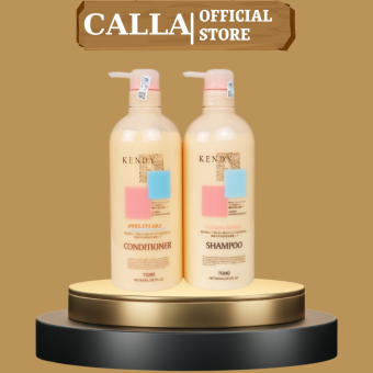 Dầu Gội Xả Collagen KENDY 800ml * 2 Cao Cấp Mềm Mượt Giúp Tóc Chắc Khoẻ Bóng Mượt Hương Nước Hoa | Calla Official