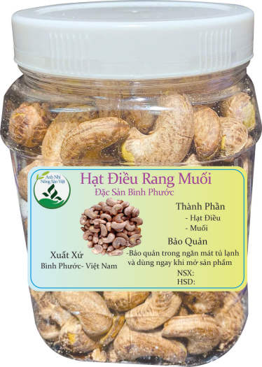 0.5kg Hạt điều rang muối- Đặc sản Bình Phước- Loại 1 xuất khẩu