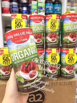 Đường ăn kiêng Stevia Organic 350g