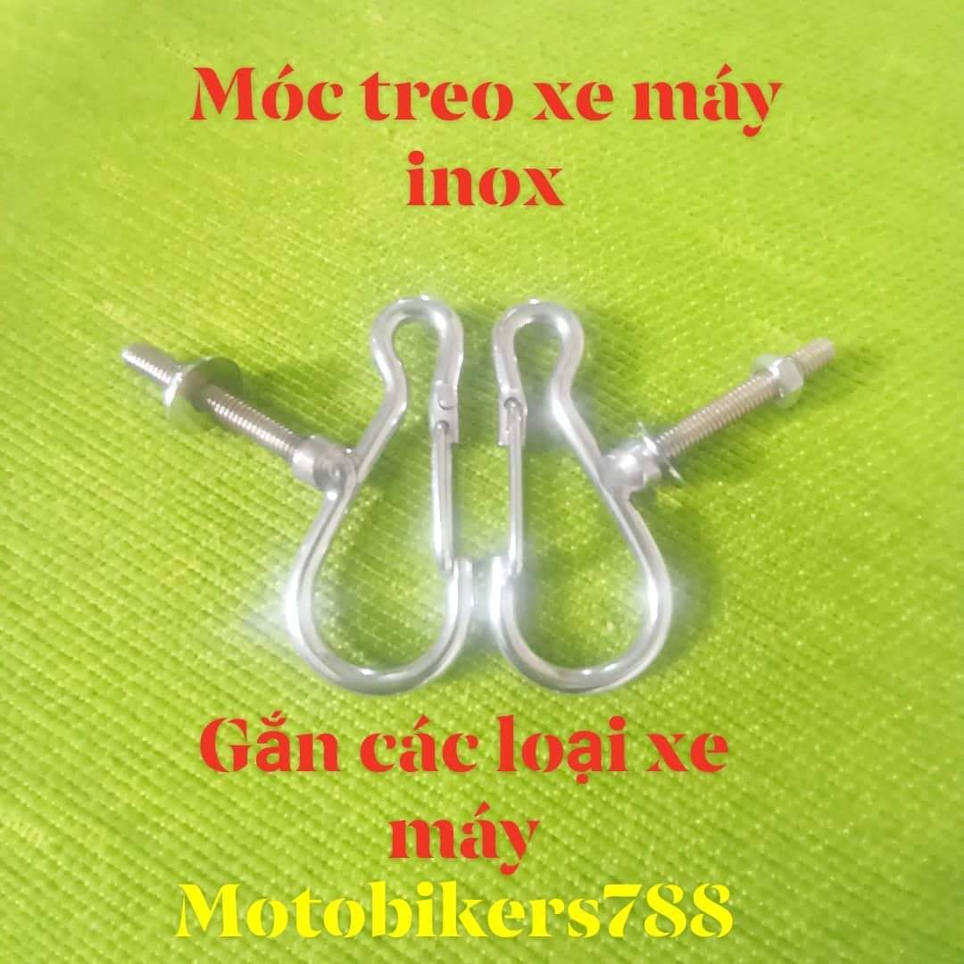Móc treo đồ xe máy inox có khoá