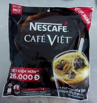 Cà phê Việt cà phê đen đá bịch 35 ×16g
