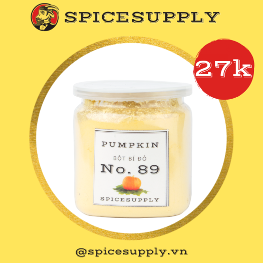 Hũ 90g Pumpkin powder - Bột bí đỏ bí ngô bé ăn dặm không phẩm màu