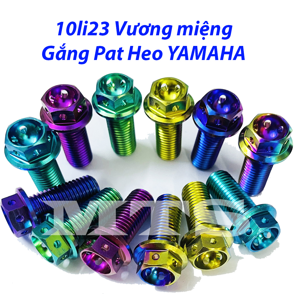 ỐC TITAN GR5 10li23 Vương Miệng Gắn PAT HEO Dòng Xe YAMAHA ...-MTS