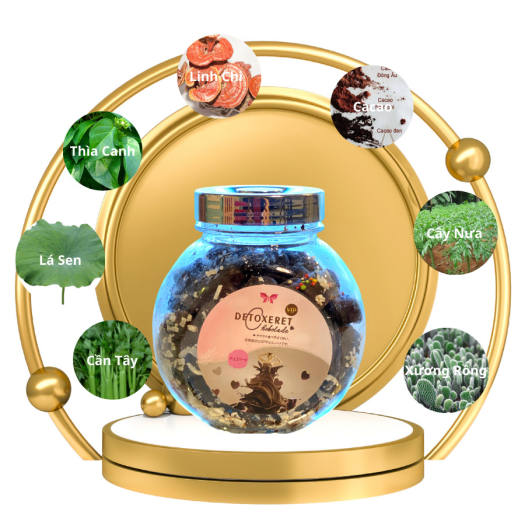 Kẹo Giảm Cân Detoxeret Chokolade (5h)