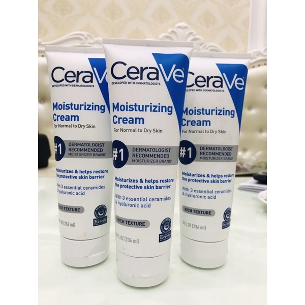 Kem dưỡng cấp ẩm body Cerave Moisturizing cream 236ml