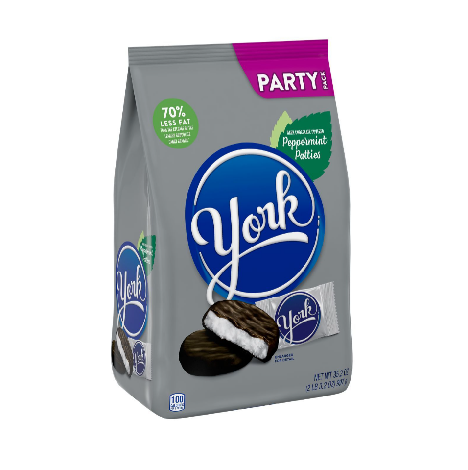 Kẹo sôcôla nhân bạc hà York Peppermint của Mỹ