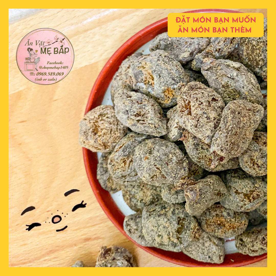 Xí muội thịt không hạt - ô mai mặn 500g - shop mẹ bắp