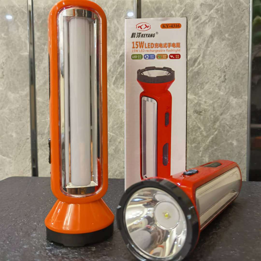 Đèn pin 2in1 keyang ky-4316 dùng pin sạc