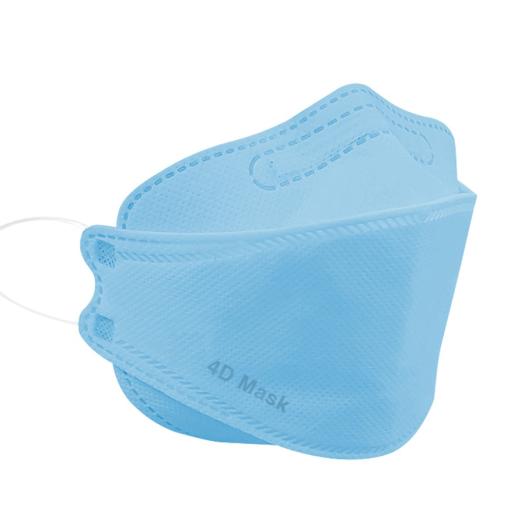 Khẩu trang y tế 4D Mask KF94 thương hiệu Đức Nam {túi 10 cái, màu xanh} - sản xuất theo công nghệ Hàn Quốc, 4 lớp kháng khuẩn, kháng bụi mịn, đẹp, mềm, dày dặn, tái sử dụng được nhiều lần - QT Thu Lan TL01b