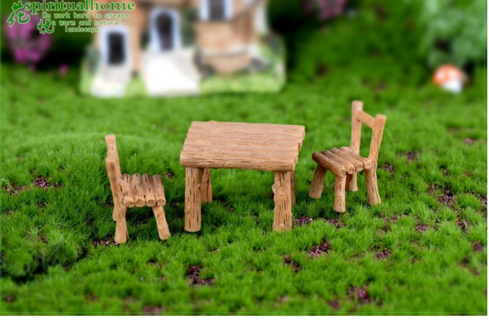 Phụ kiện bàn ghế gỗ (1bàn 2 ghế)