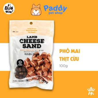 Phô Mai Thịt Cừu BowWow Snack Cho Chó (100g)