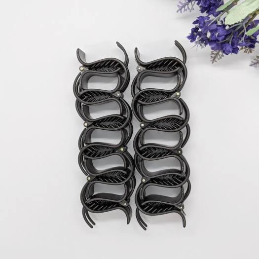 KẸP TÓC CÀNG CUA 5 RĂNG ĐEN NHÁM