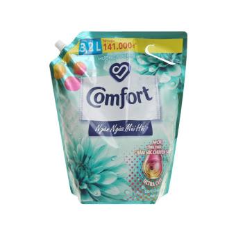 Nước xả vải  Đậm Đặc ngăn mùi hôi - hương tươi mát túi 3.2 lít