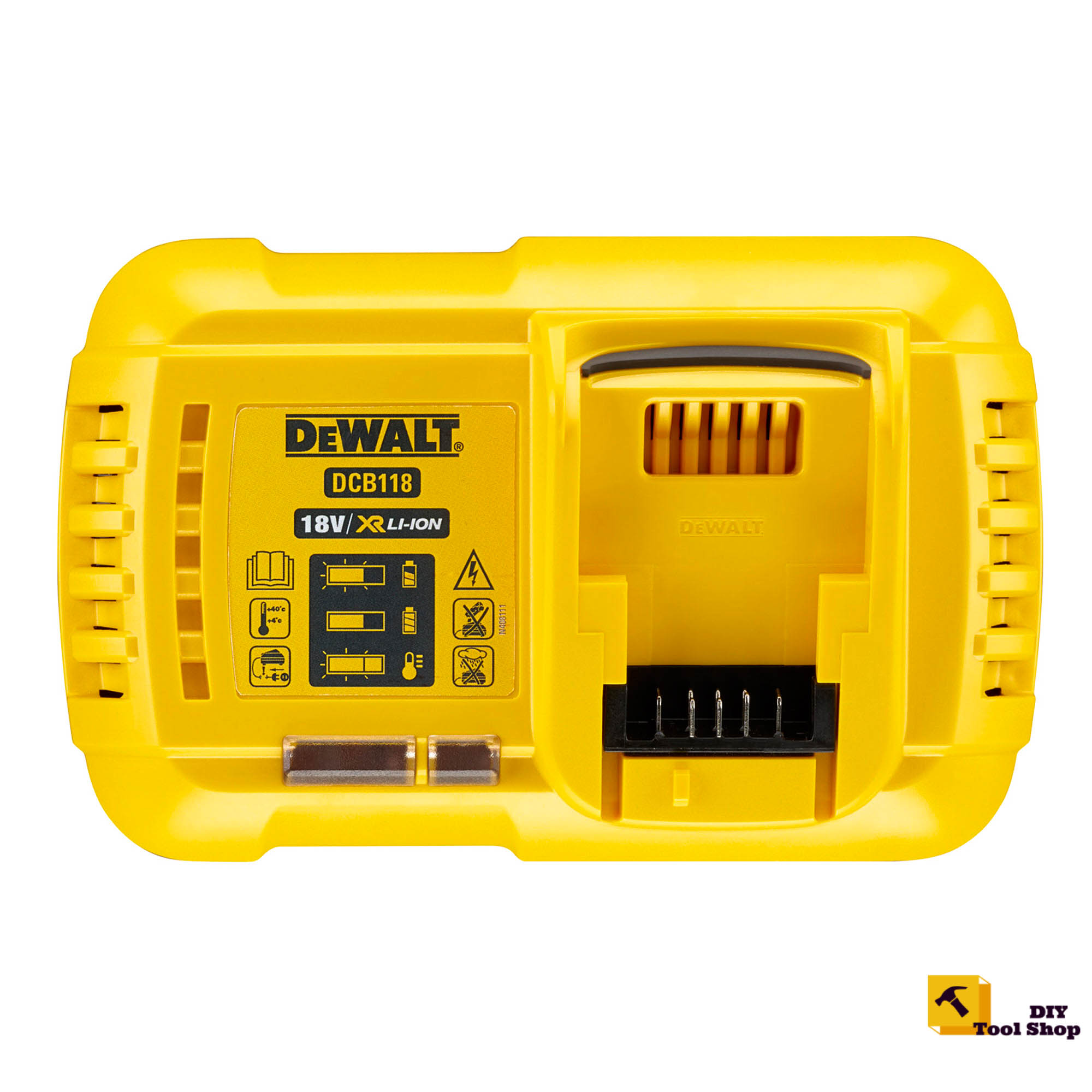Sạc pin tốc độ cao 18v/54v dewalt dcb118-kr dòng ra 8ah - chính hãng 20v max fan cooled fast charger
