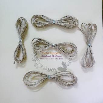 Dây thừng gai dài 1m ( mua 5m tặng 1m) trang trí nhà cửa, bó hoa, hộp quà...