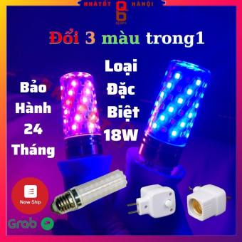 Đèn led tiktok đổi màu 3 trong 1 - tặng đui ngắn