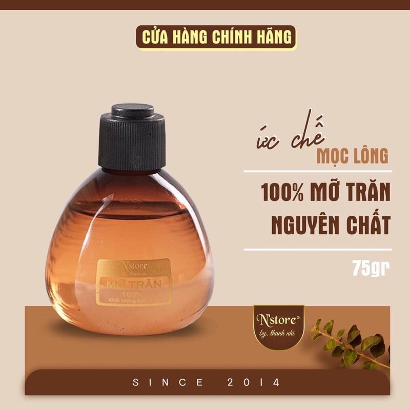 Mỡ trăn nguyên chất N'store, triệt lông, mờ rạn da, lành vết bỏng,lành nứt gót chân nước ăn chân