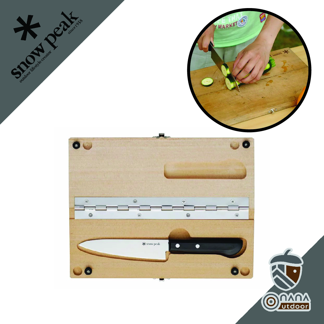 Snow peak Chopping Board (M,L) เขียงและมีด ราคา 2,000 บาท*ส่งฟรี