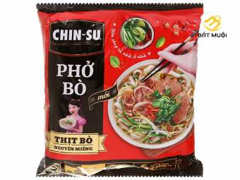 Bộ sưu tập 7 bữa sáng: Phở bò nguyên miếng/ hủ tiếu bò kho Chinsu/Miến sườn gói 132g
