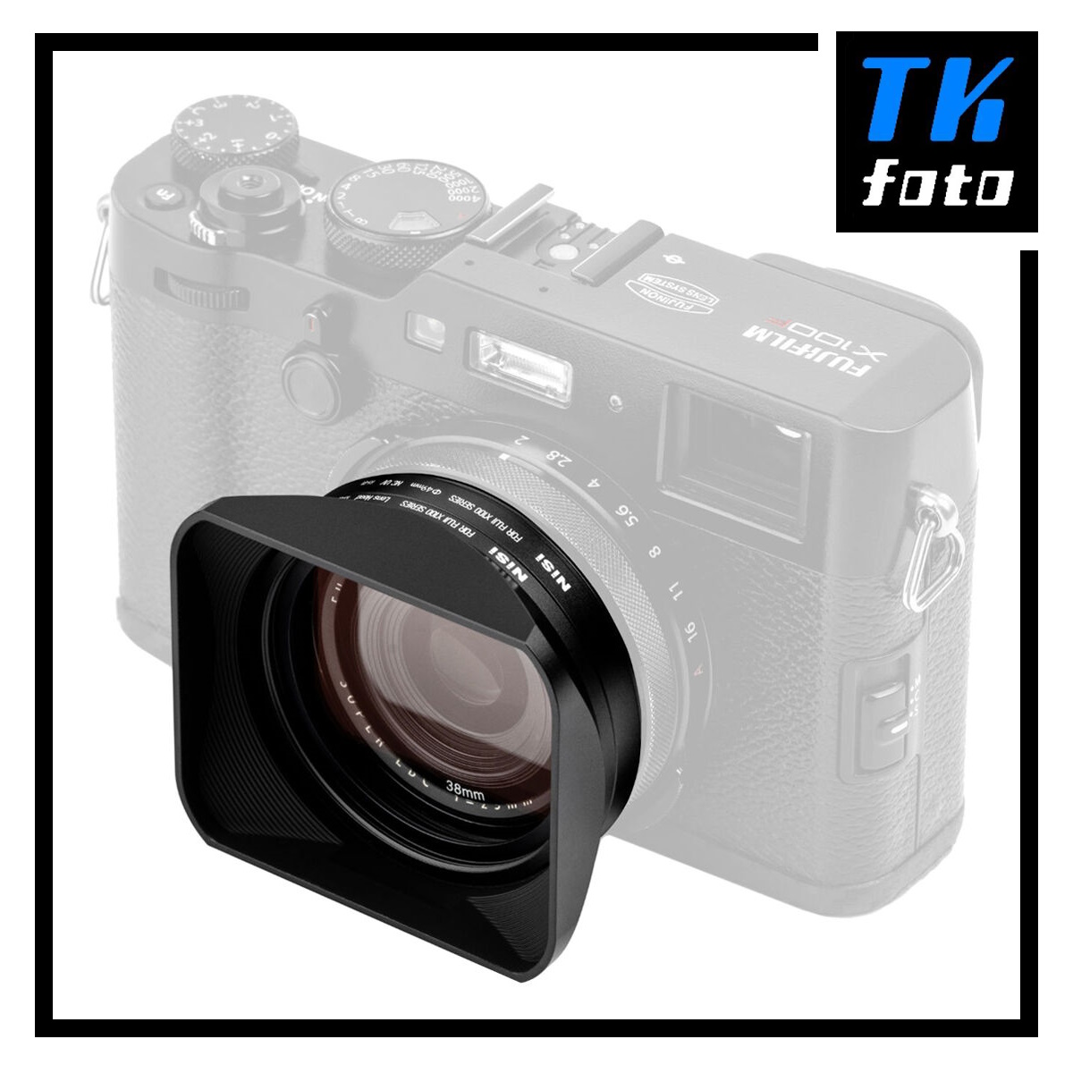 Fujifilm X100vi Filter Adapter Haoge 49mm Filter Adapter Ring For