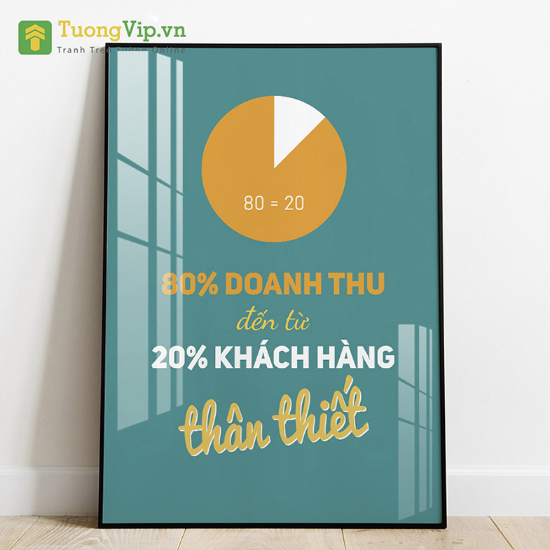 Tranh Laminate - Tranh Treo Tường Văn Phòng - 80% Doanh Thu Đến Từ 20% Khách Hàng Thân Thiết