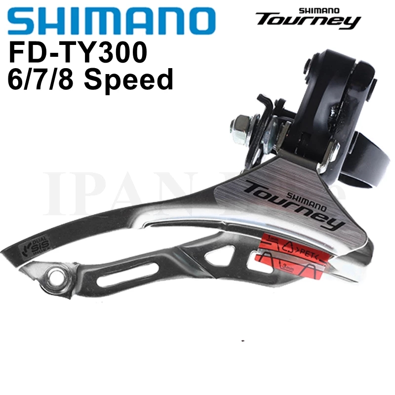 Shimano fd-ty300 cùi đề trước ty300 tourney xe đạp leo núi fd ty300 gắn dây 6/7/8 tốc độ 31.8/34.9mm