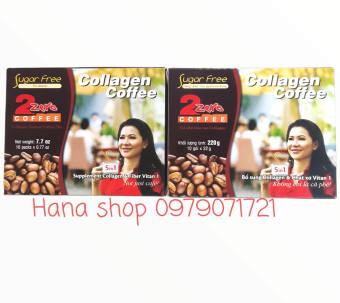 Cà phê sữa hòa tan collagen 2 Zero dành cho người ăn kiêng tiểu đường, đẹp da