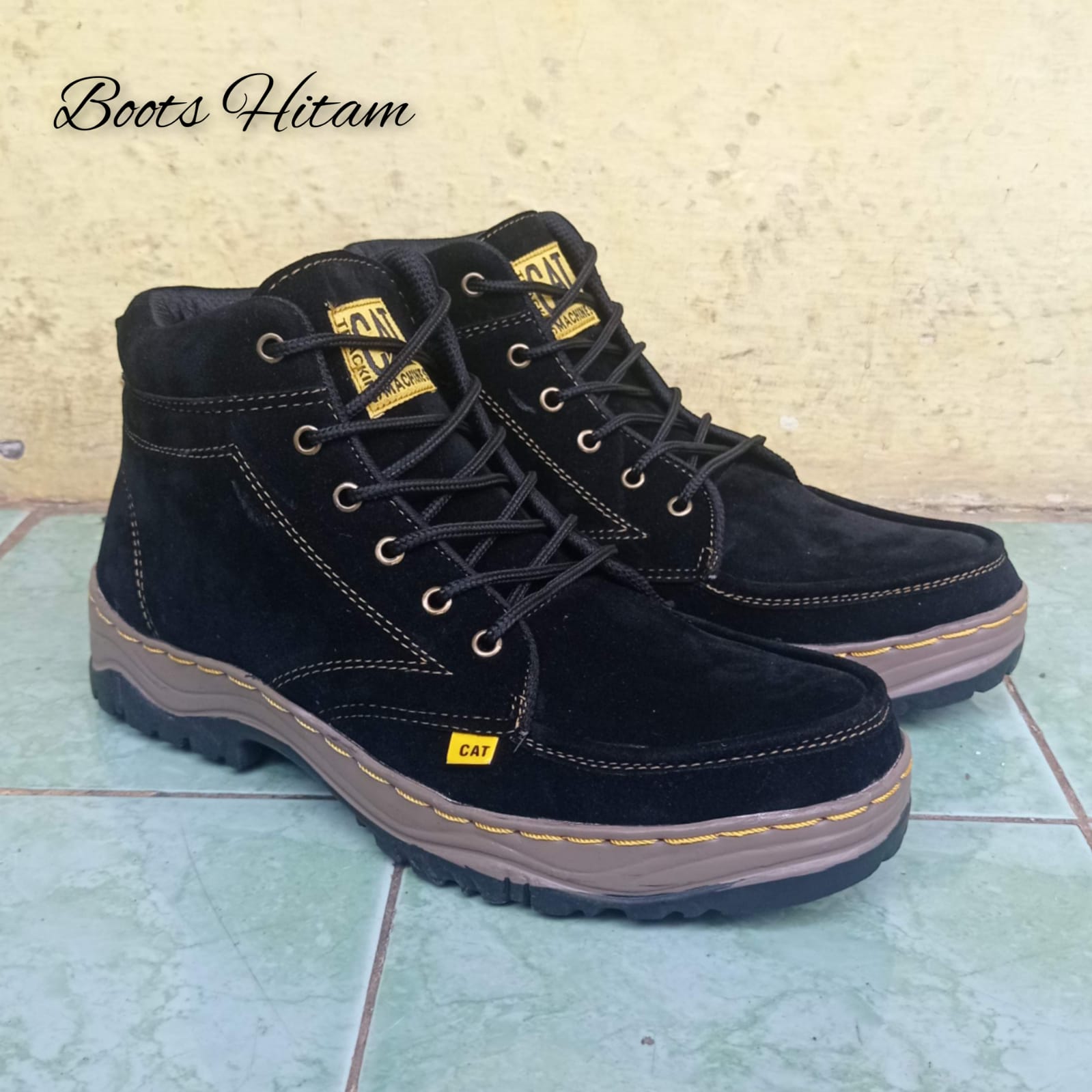 Sepatu Bot Pria Buat buat kerja Harga 78,000 rupiah*Gratis Ongkir