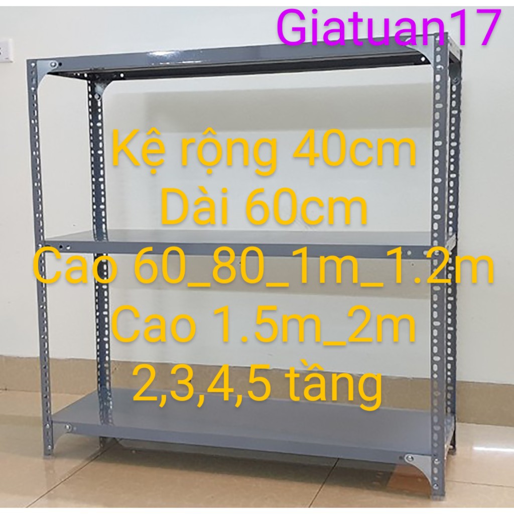 Kệ sắt mâm vê lỗ , nhiều tầng