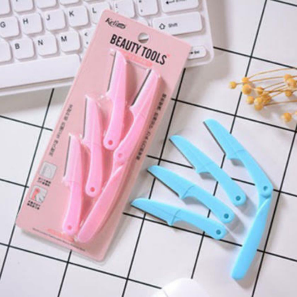 Eyebrow Razor Pack Of 4 Foldable Eyebrow Facial Hair Removal, Shaper ...