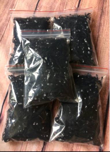 Thun cột tóc màu đen siêu tiện dụng