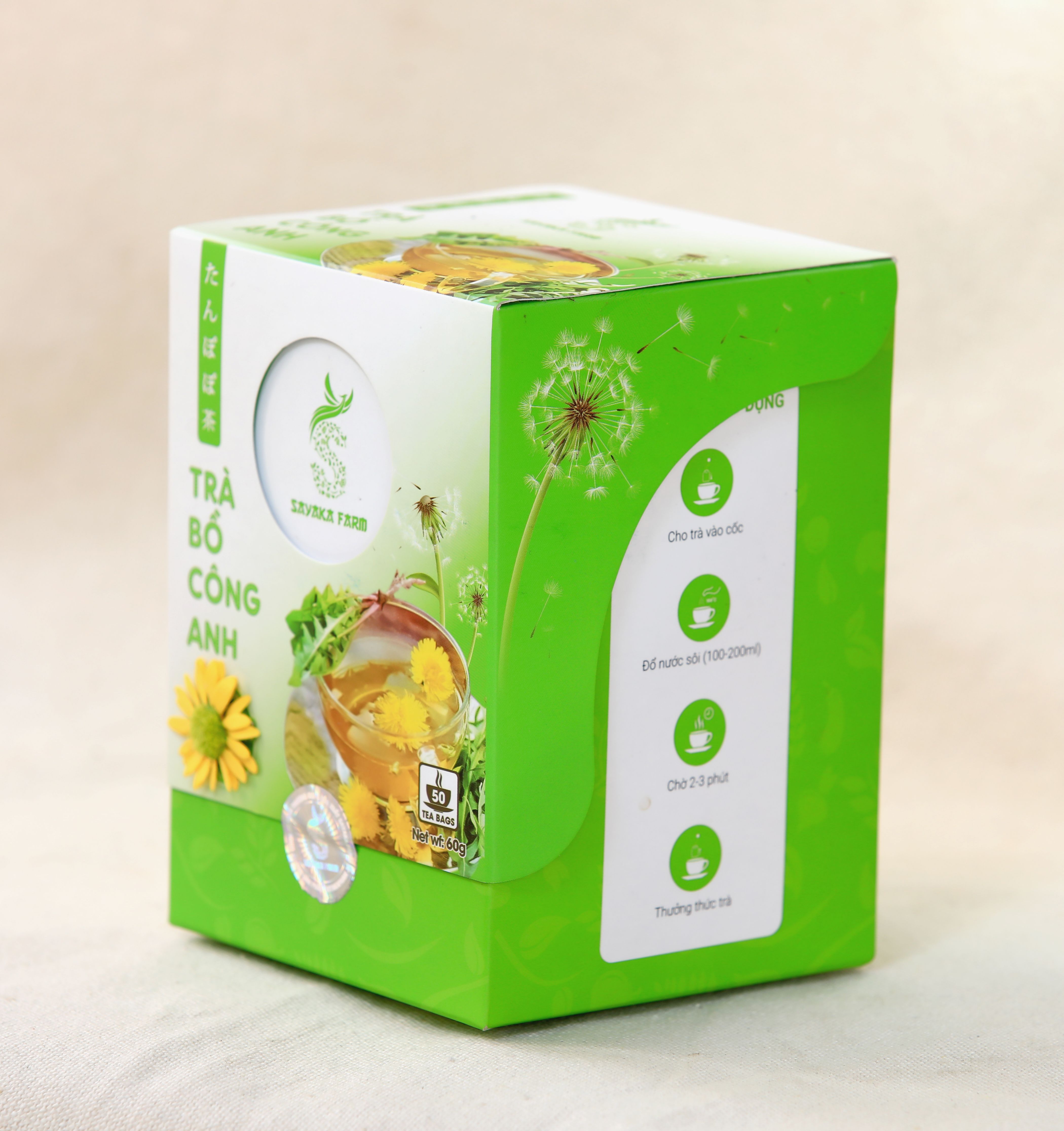 Trà bồ công anh ,xạ đen - sayakafarm